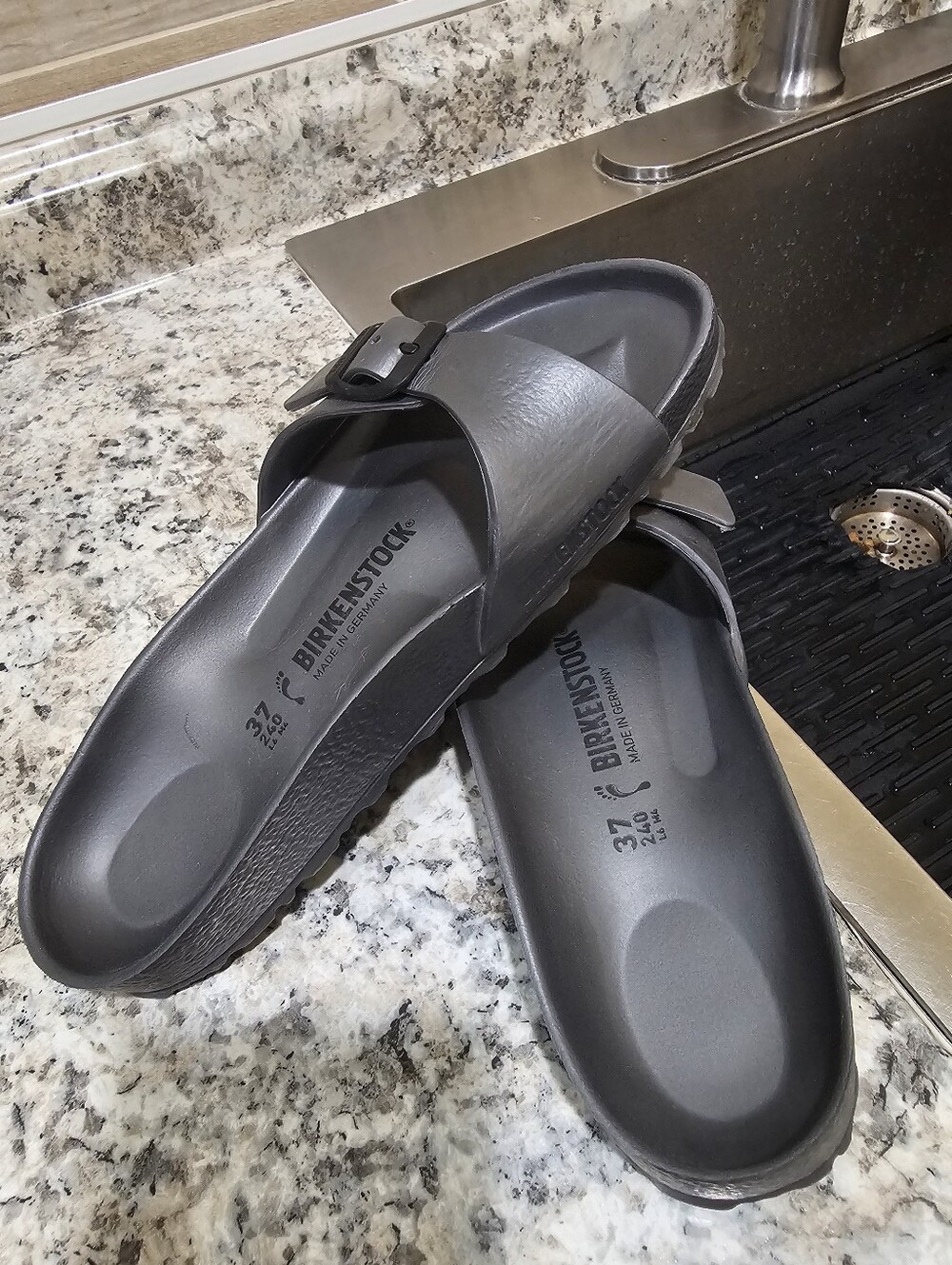 Birkenstocks in Pewter Gray - Picture 3 of 8